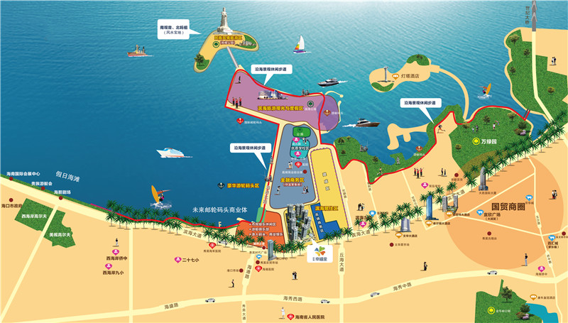 滨海幸福里项目区位图